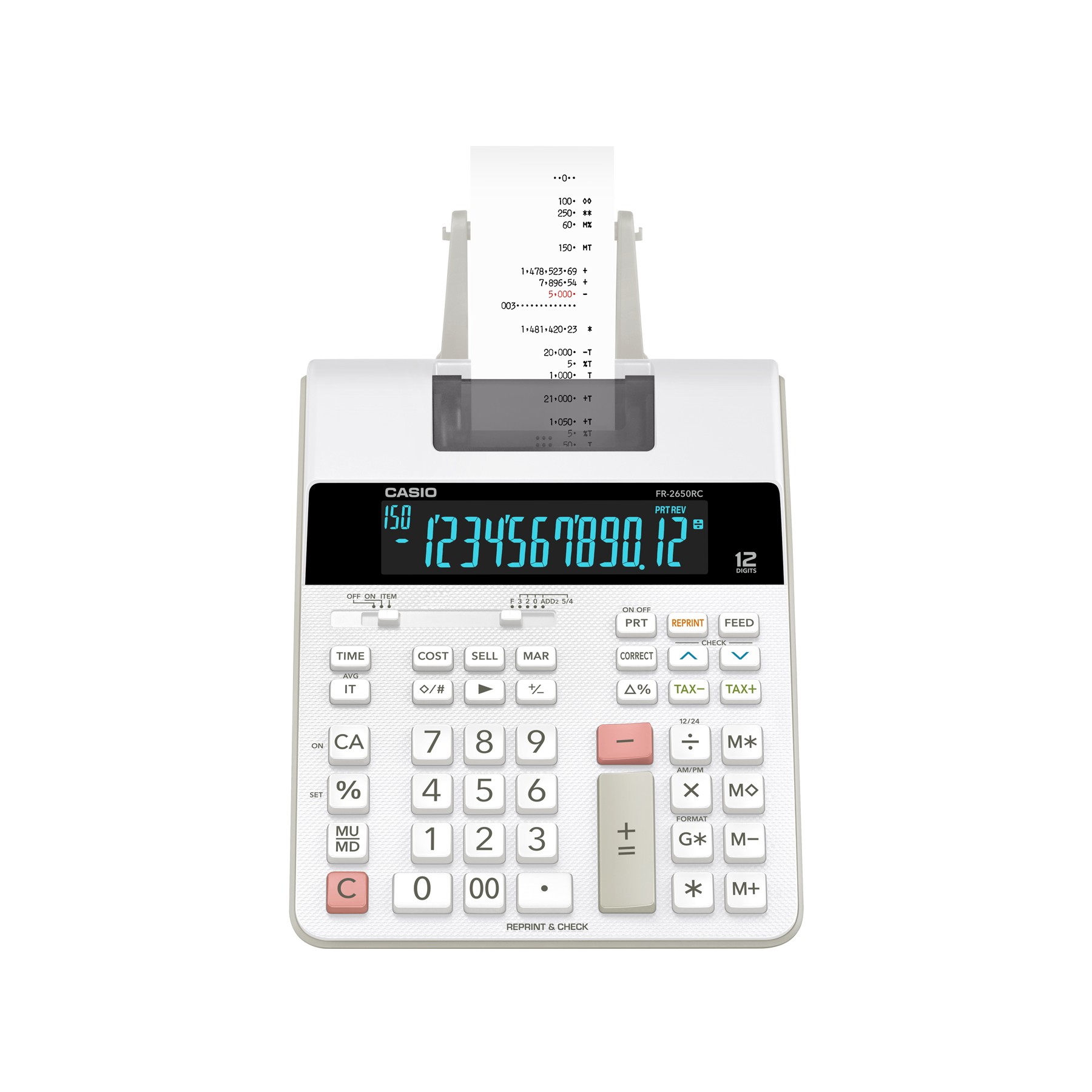 Calculatrice imprimante CASIO FR-2650RC