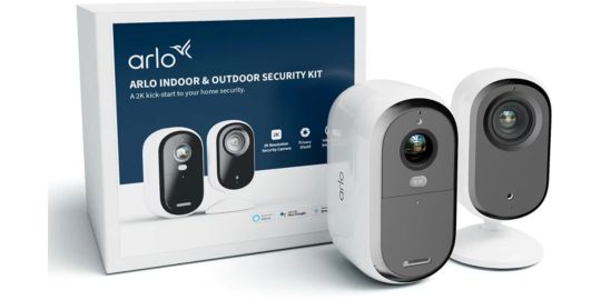 Caméra de surveillance ARLO Essential ouutdoor 2K + Indoor 2K