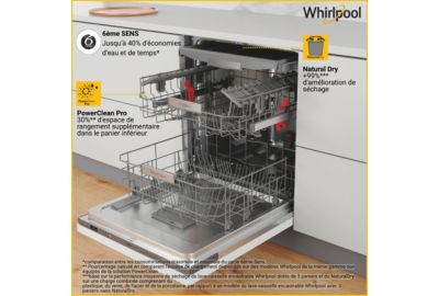 Lave vaisselle encastrable WHIRLPOOL WH6IA14BN7A0