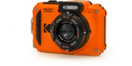 Appareil photo Compact KODAK WPZ2 Orange + 1 Batterie + Carte 16 Go