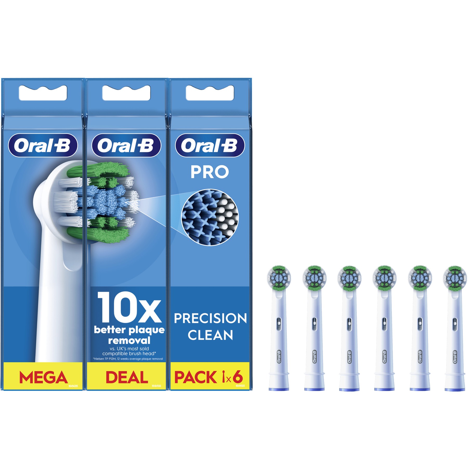Brossette dentaire ORAL-B Precision Clean 2+2+2 X-filaments