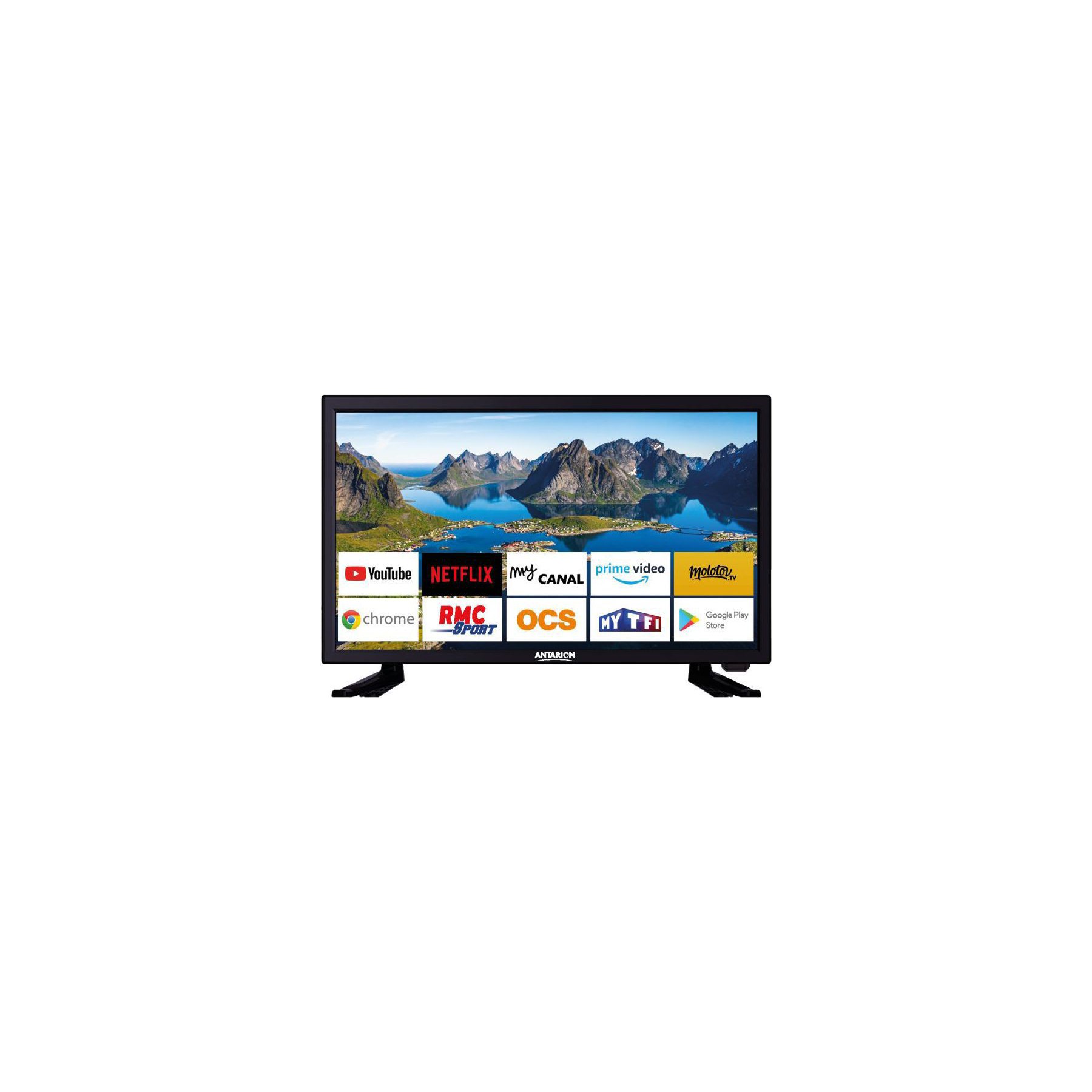 TV LED ANTARION Tv Led 22" 55cm Téléviseur Full Hd Andr
