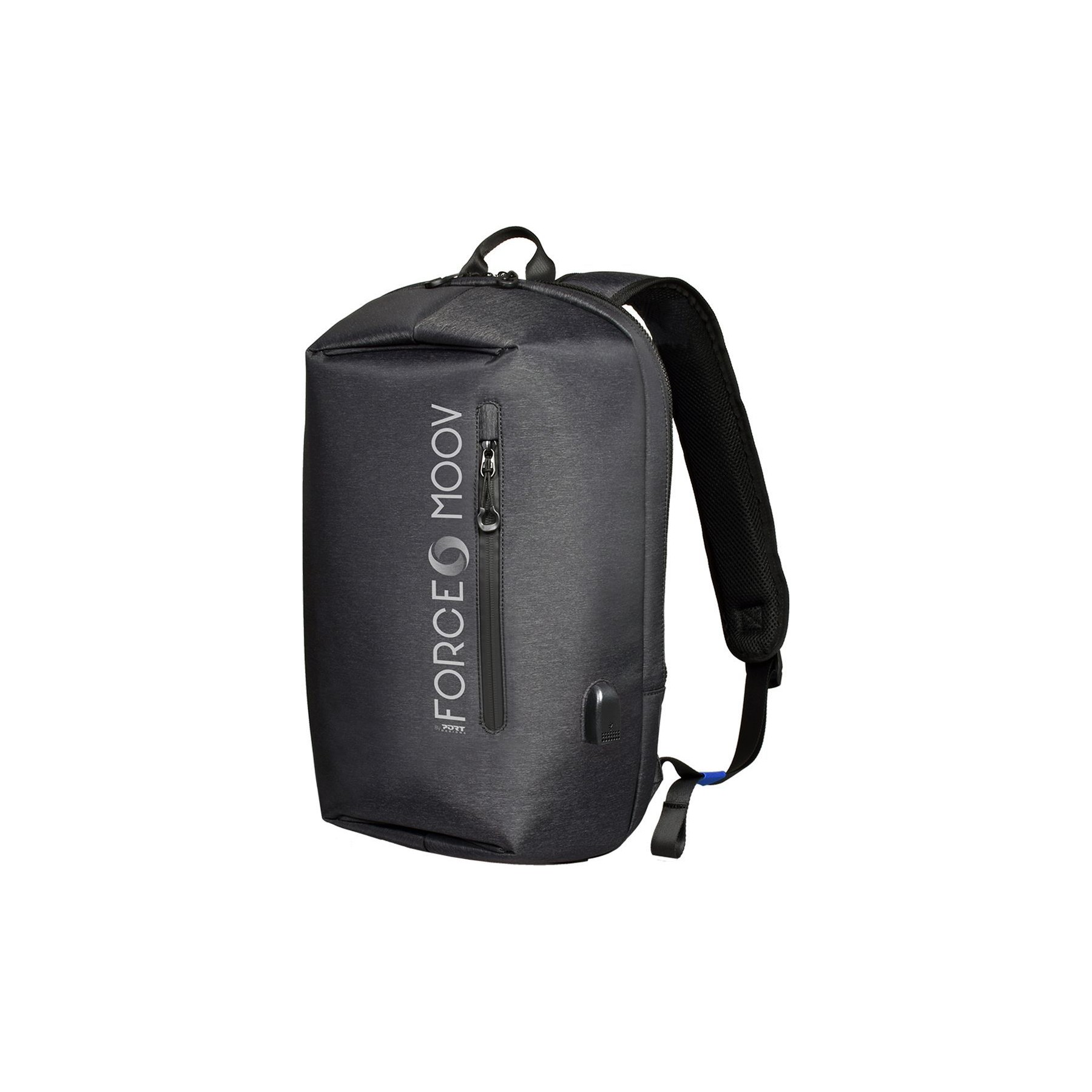 Sac à dos FORCE MOOV pour PC 15.6'' avec Port USB et Sangle