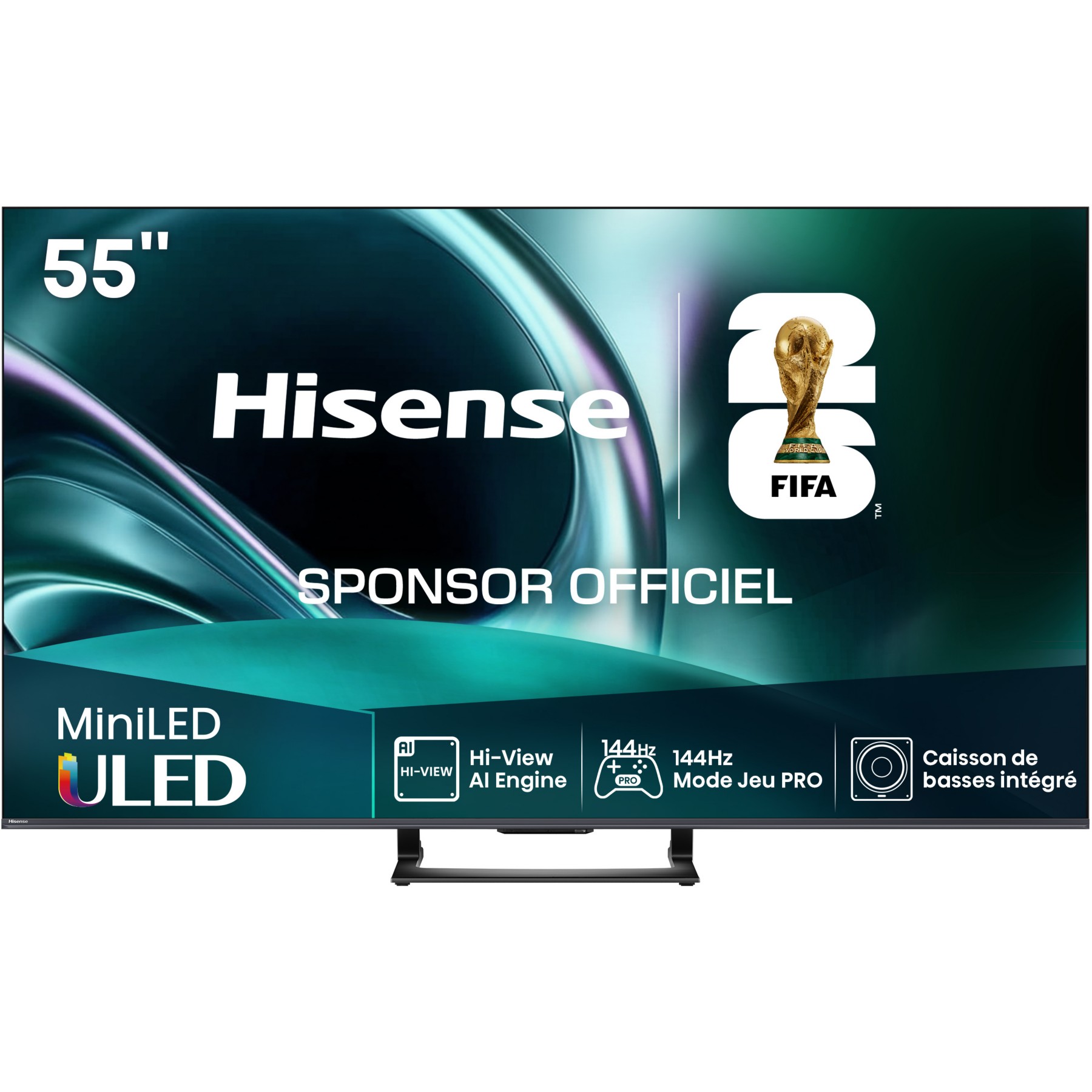 TV Mini LED HISENSE 55U7Q 2025 - 55 pouces ( 139 cm )