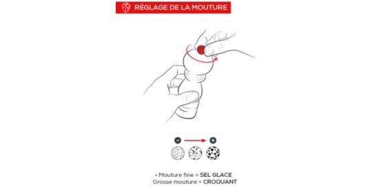 Moulin à sel PEUGEOT Vittel 16cm