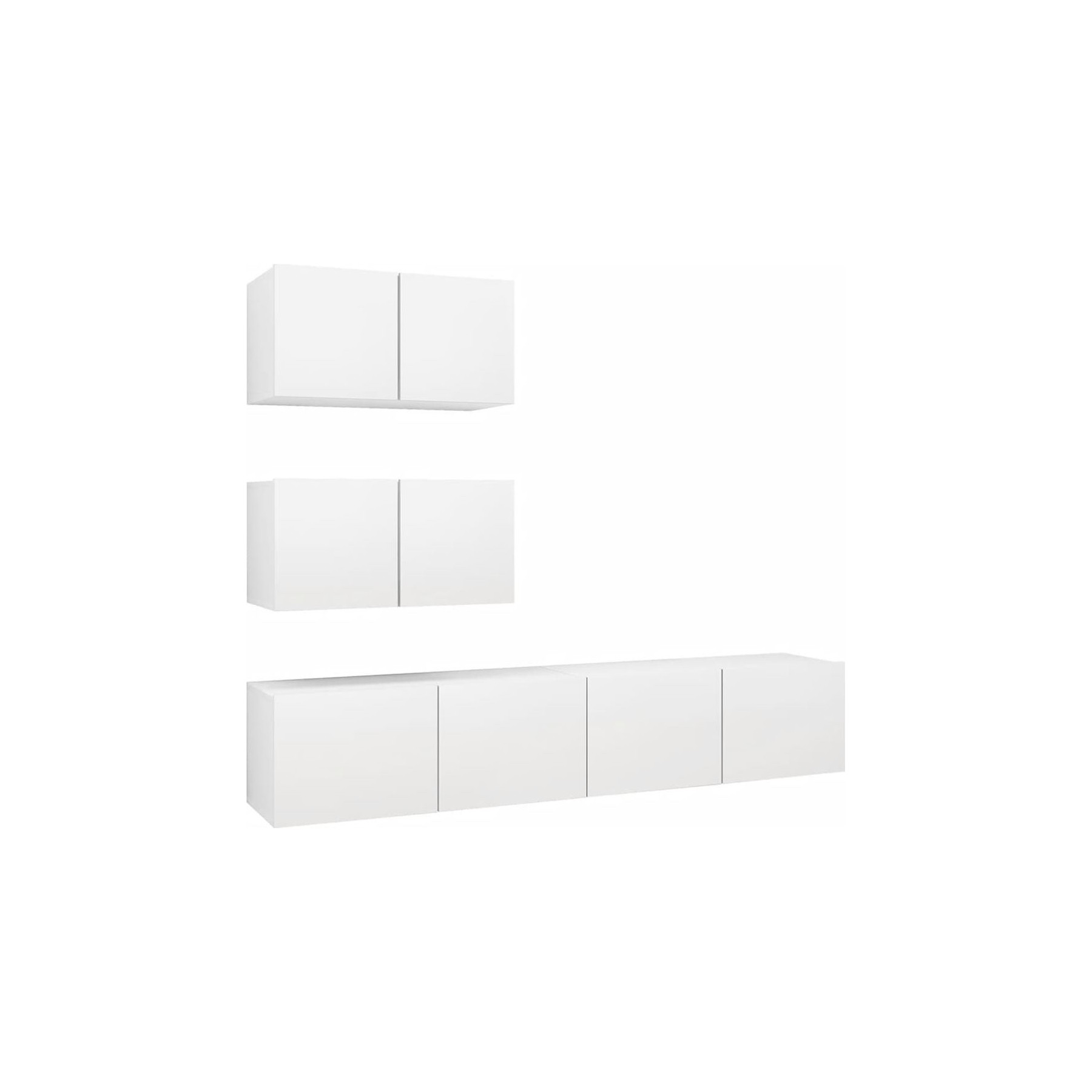 Meuble TV HELLOSHOP26 Ensemble de meubles armoire buffet TV té