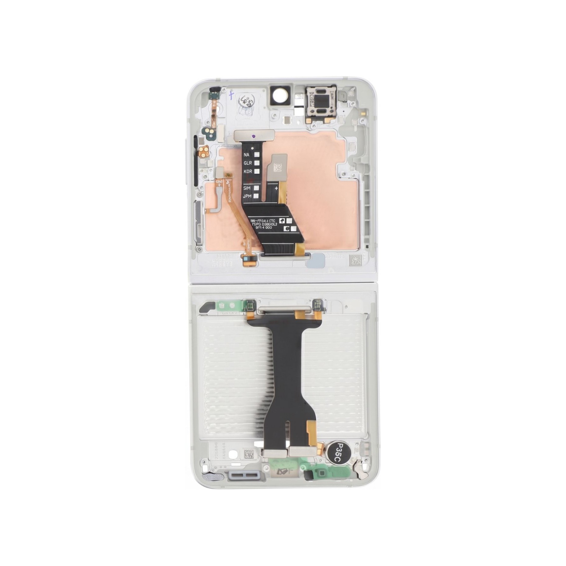 Pièce détachée SAMSUNG pour Galaxy Z Flip 6 Structure Durable