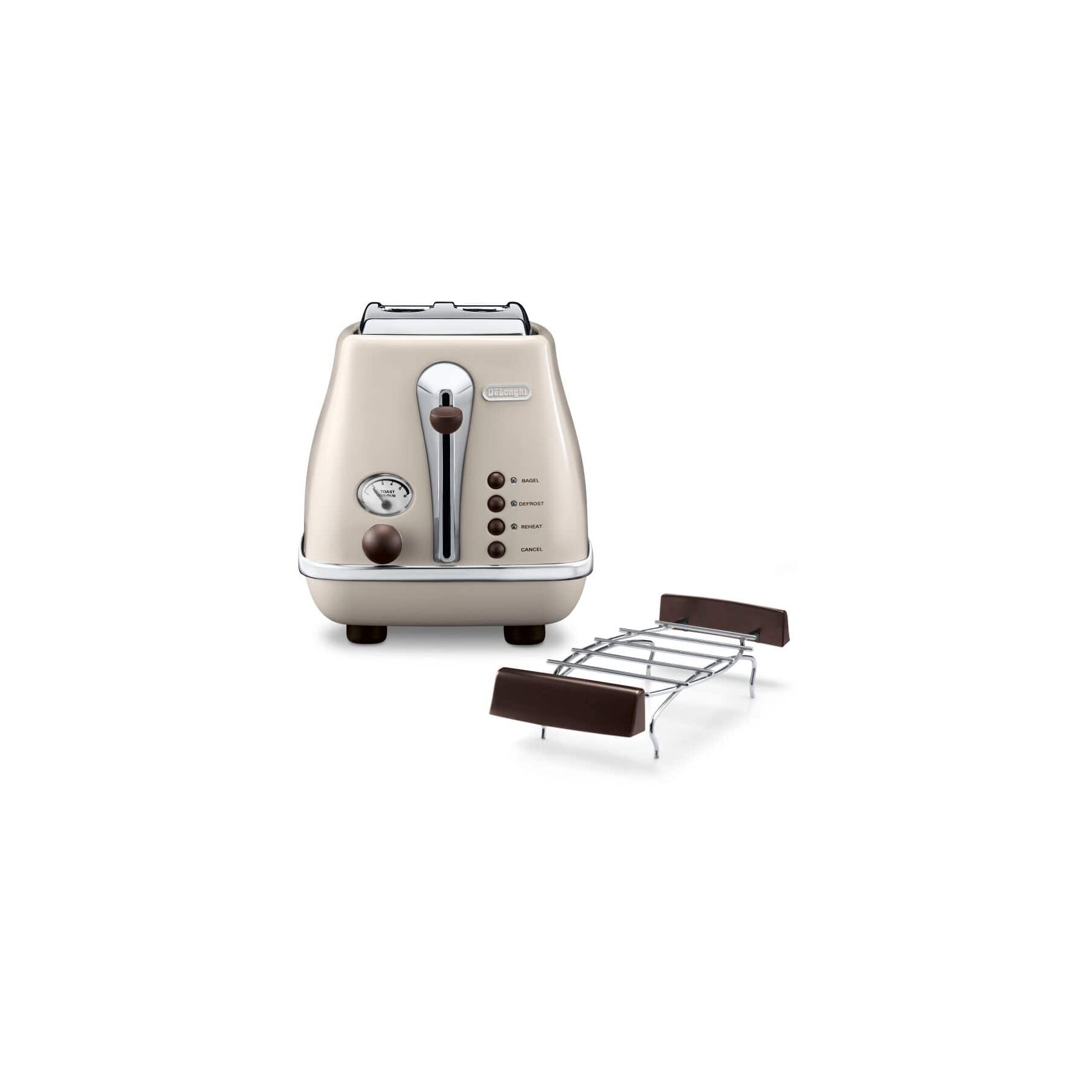 Grille-pain DELONGHI CTOV2103.BG ICONA VINTAGE beige