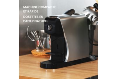 Cafetière à dosette MALONGO EOH GRIS METALLISE
