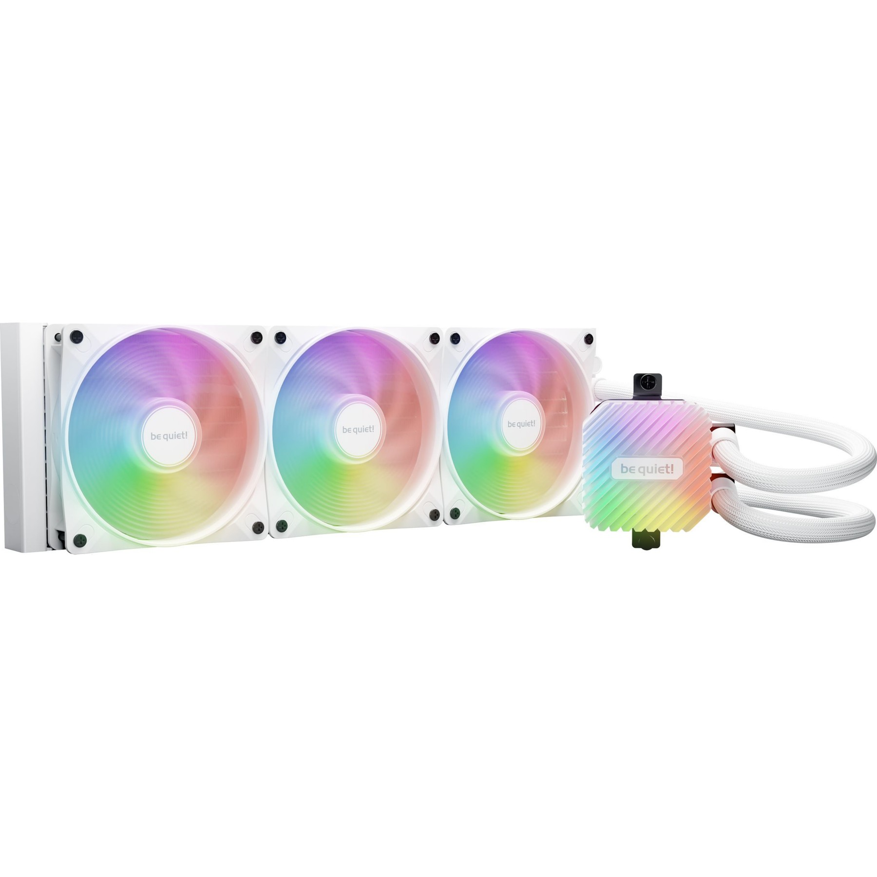Kit de refroidissement BEQUIET Light Loop - 360 mm Blanc