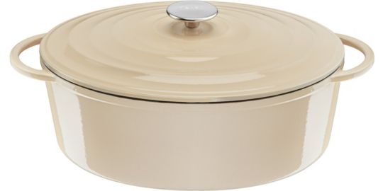 Cocotte TEFAL Fonte LOV faitout 34cm beige