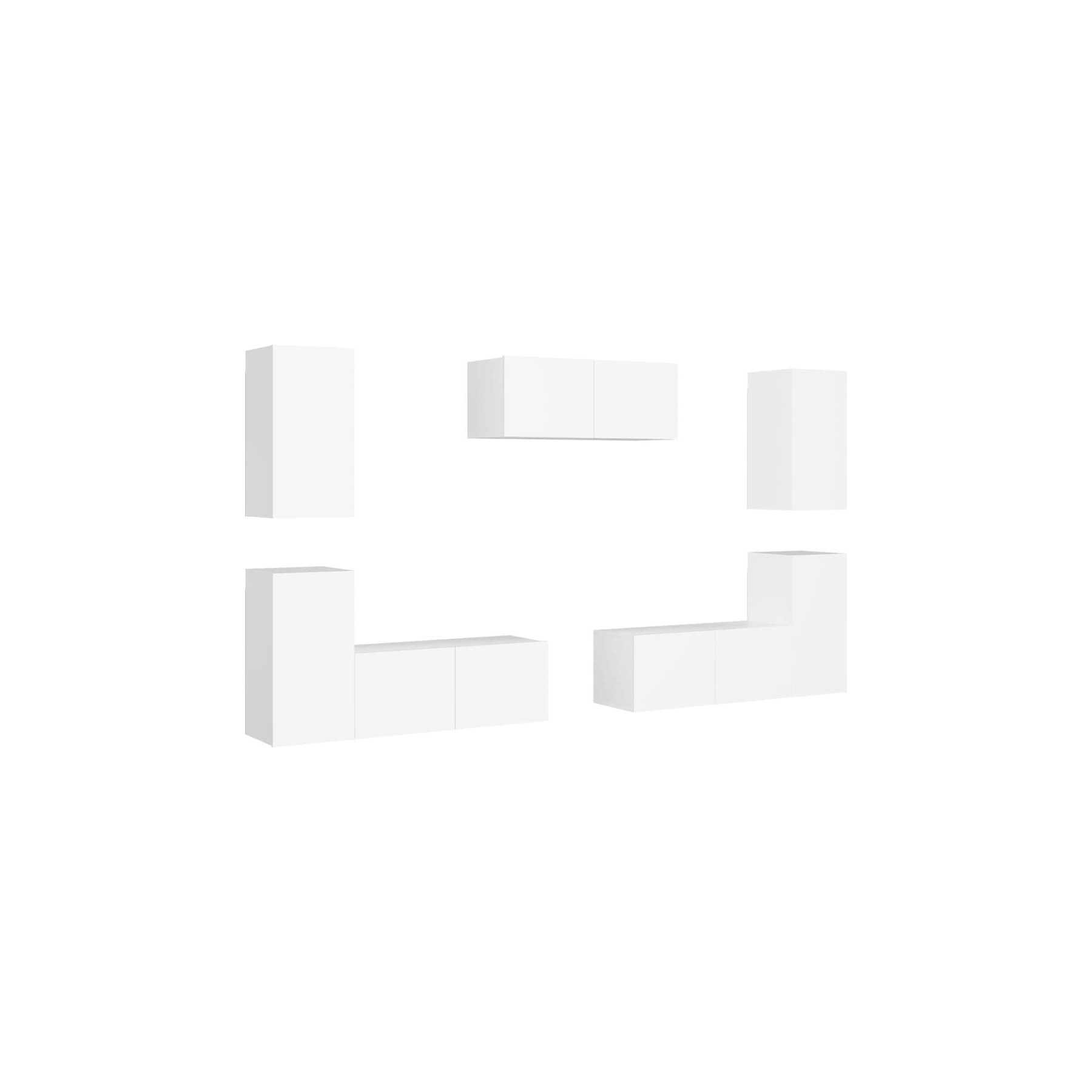 Meuble TV HELLOSHOP26 Ensemble de meubles armoire buffet TV té