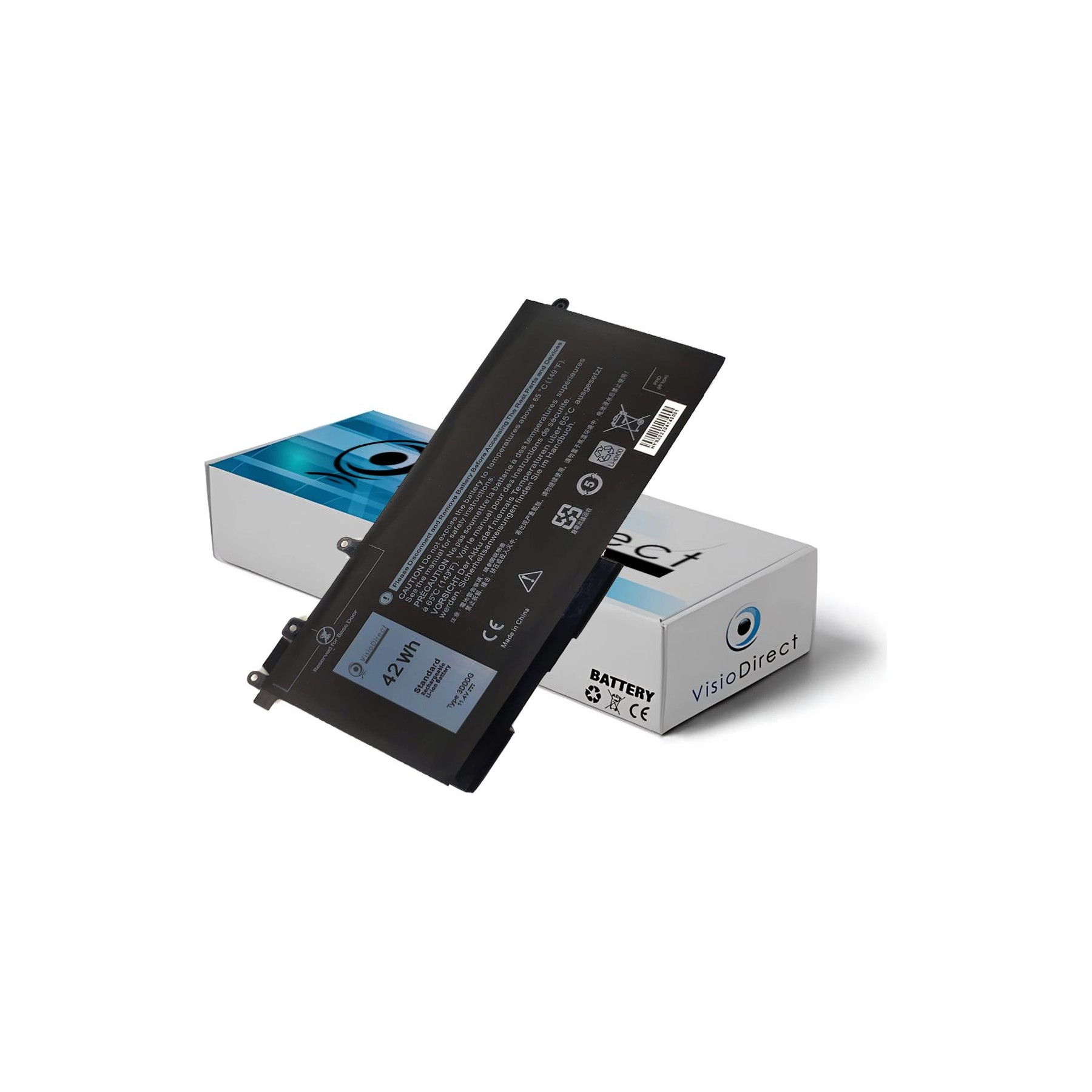 VISIODIRECT Batterie pour Latitude 5491 E5491 11.4V