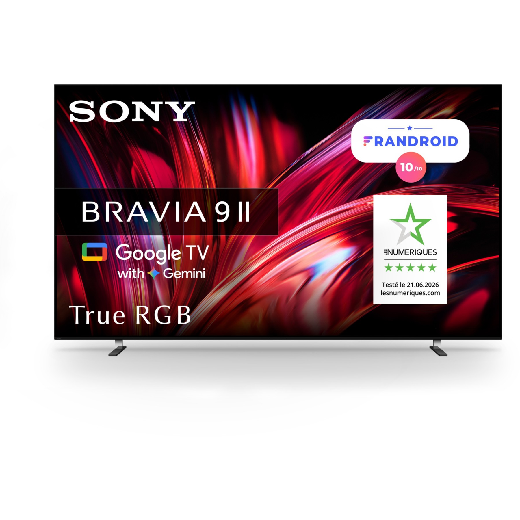TV RGB SONY 115 BRAVIA 9 II (2026) 115" (291 cm) - True RGB (ultra lumineux), 120Hz, Google TV