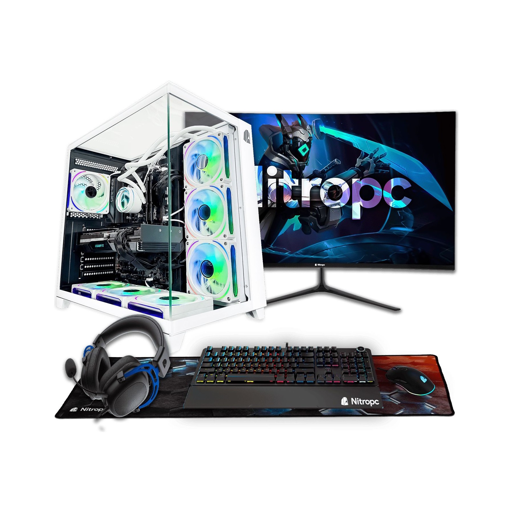 PC Gamer NITROPC P.Extrême R7 7800X3D RTX5070 32Go 2To