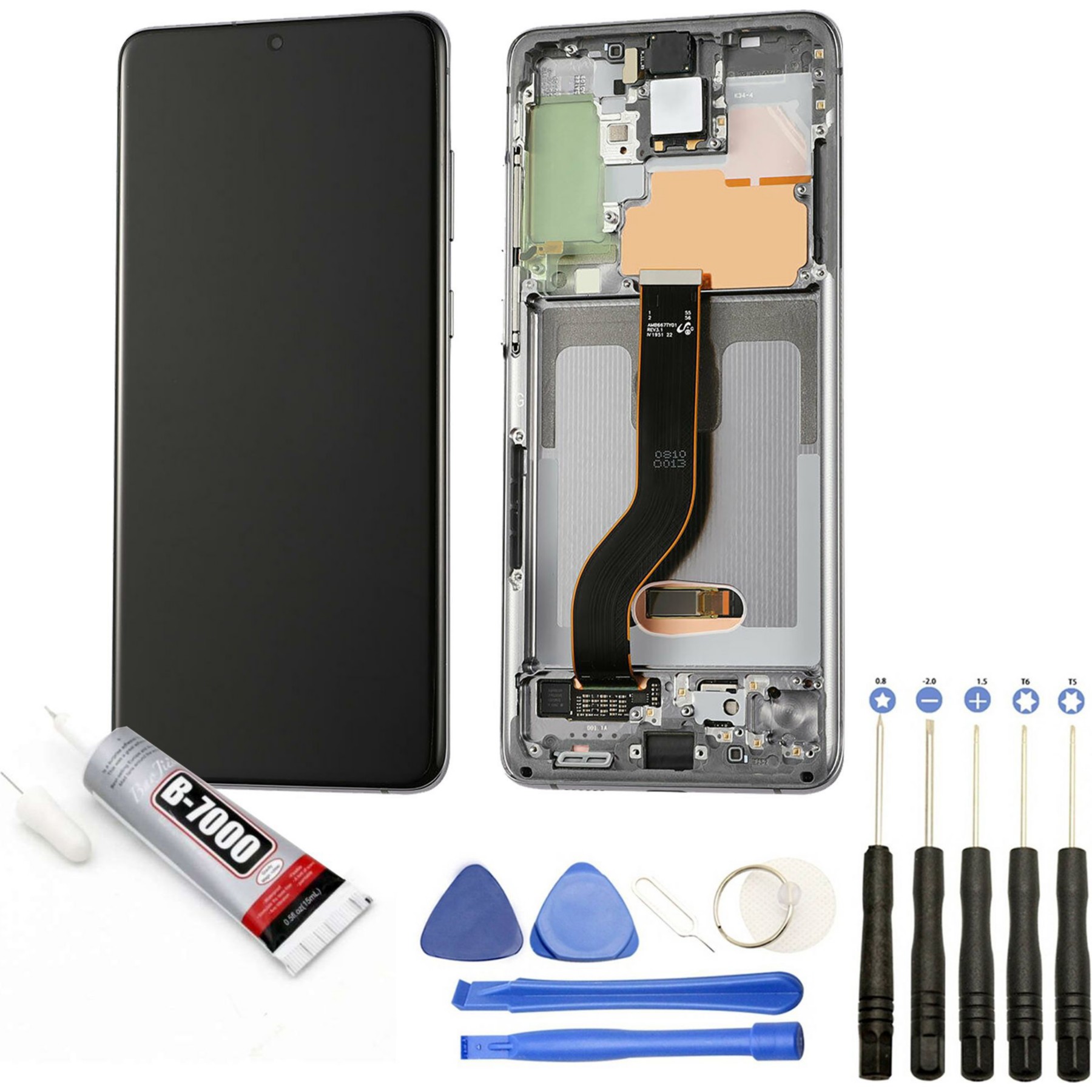 Ecran téléphone VISIODIRECT Ecran LCD+Vitre pour Samsung Galaxy S20+