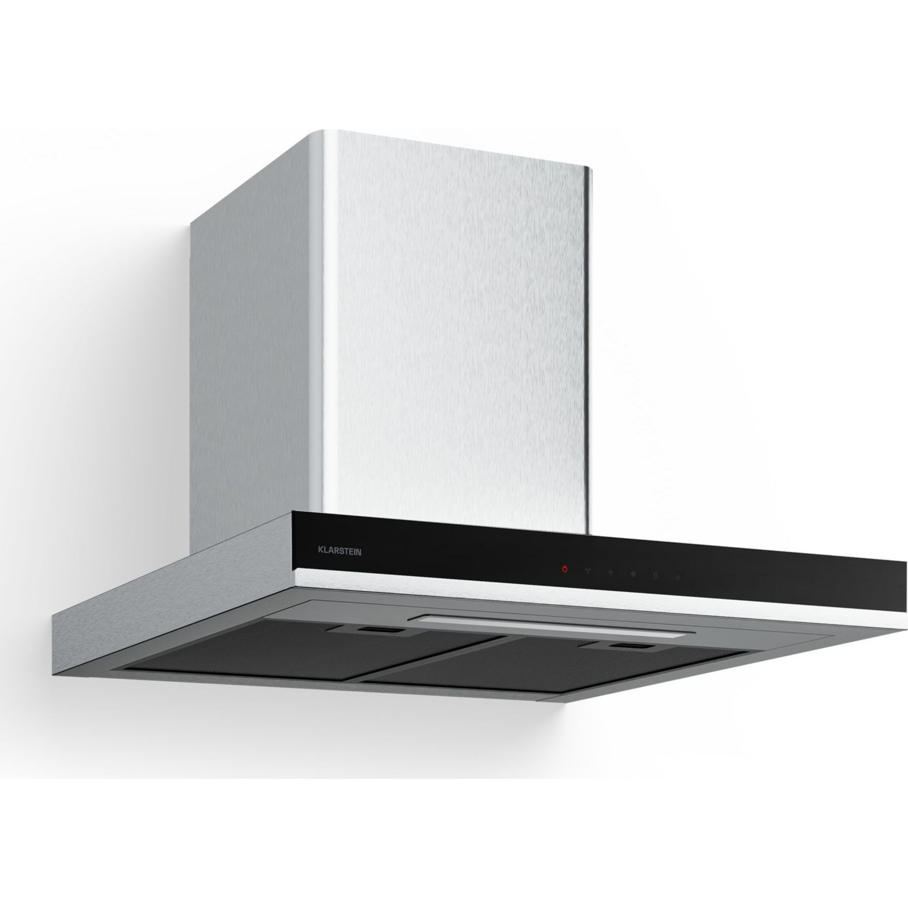 Hotte décorative murale KLARSTEIN Verosteel 60 cm 881,6 m³/h CEE A++ Inox