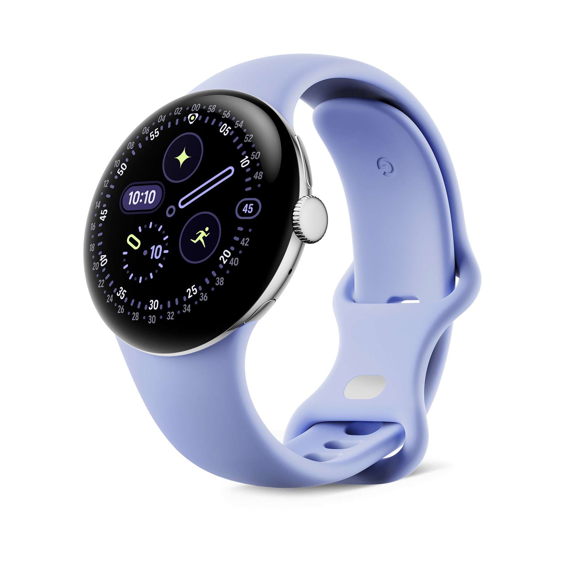 Montre connectée GOOGLE Pixel Watch 4 41mm Argent/Iris 4G