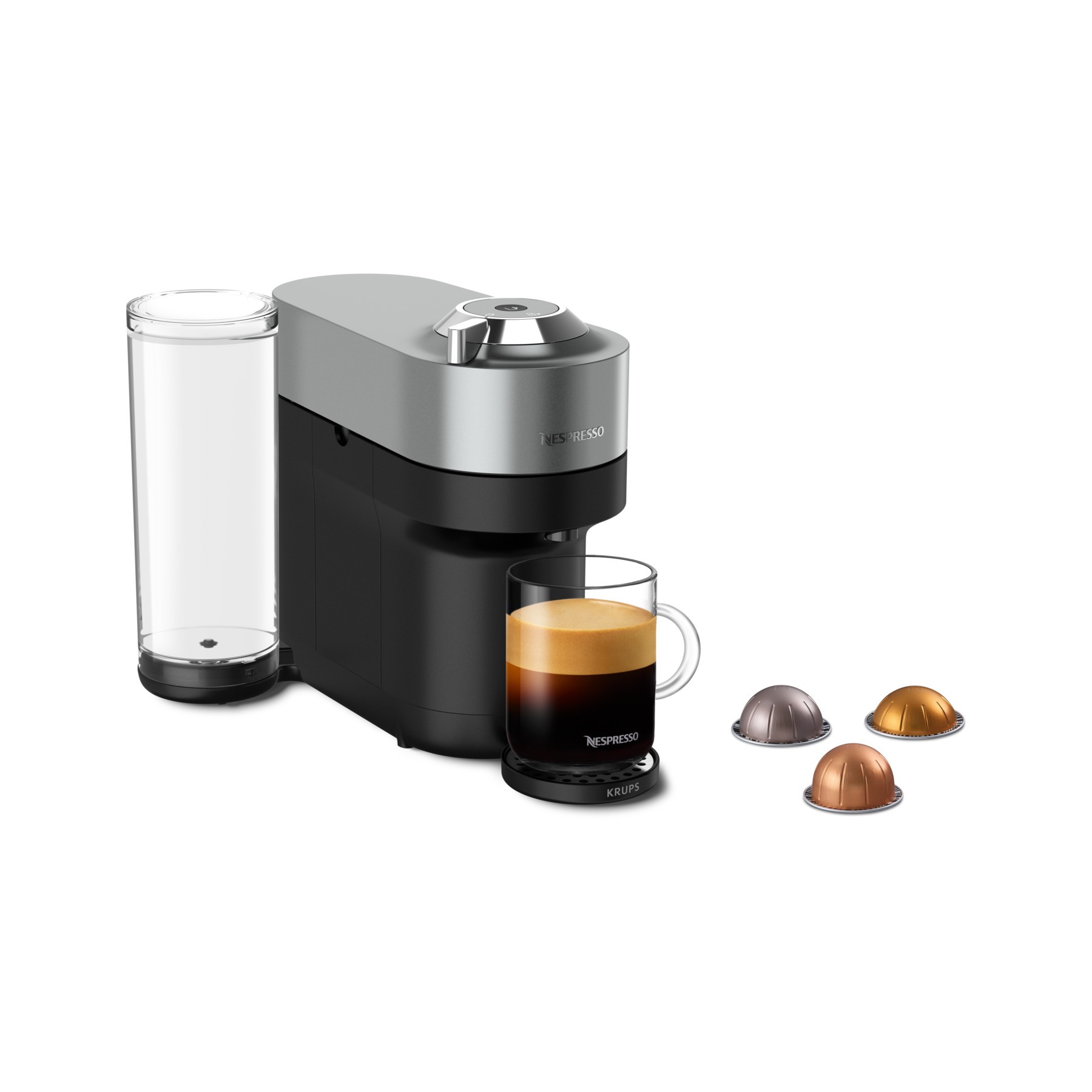 Nespresso KRUPS Vertuo pop+ YY5359FD argent