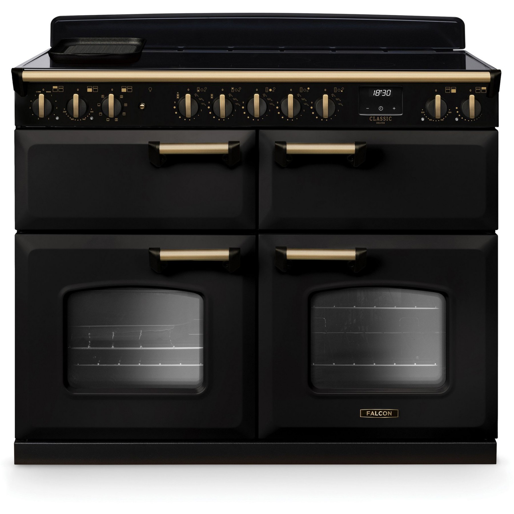Piano de cuisson induction FALCON NGC TAB IND 110 CM CHARBON LAITON ANTIQU