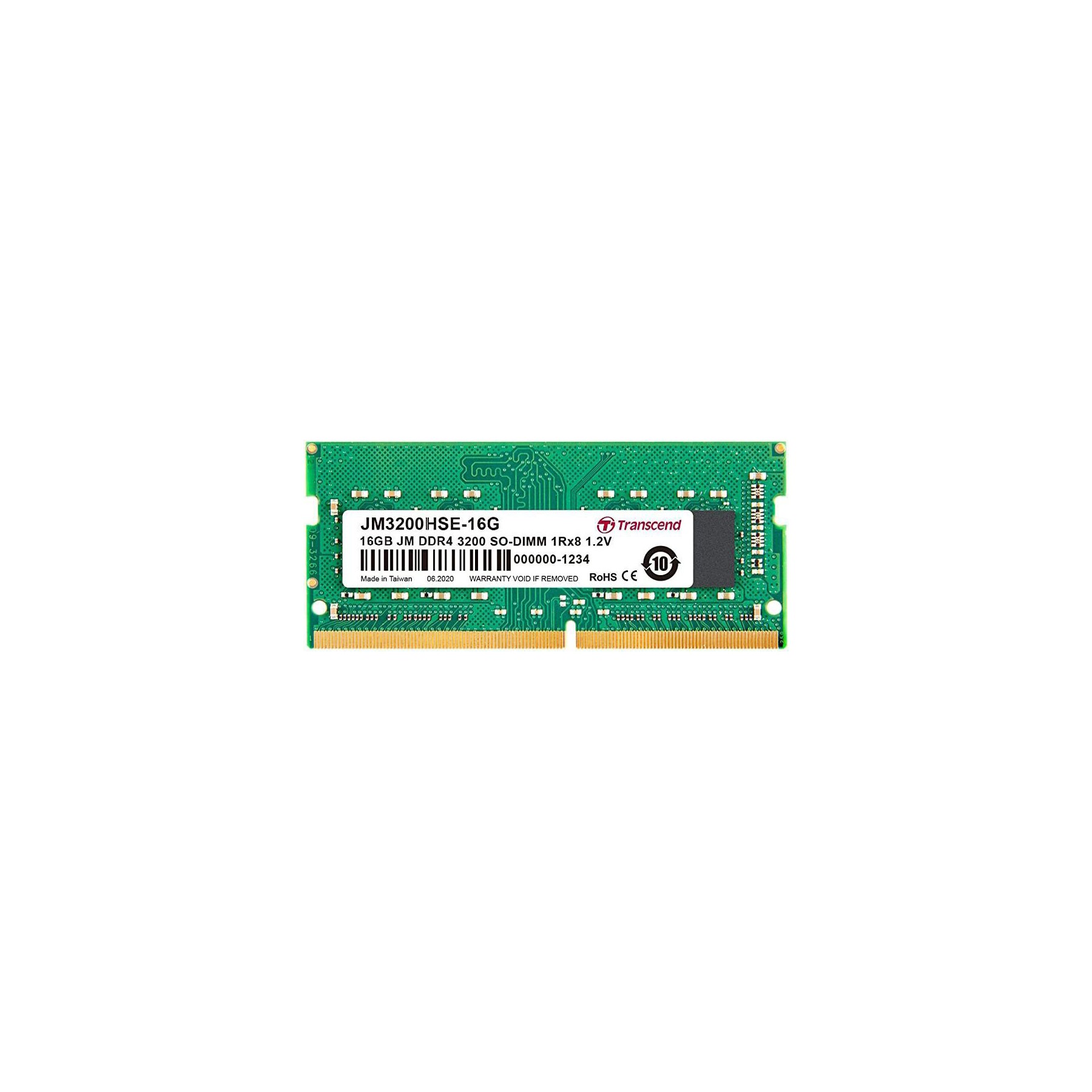 Mémoire vive TRANSCEND 16 Go DDR4 2666 Mhz SODIMM