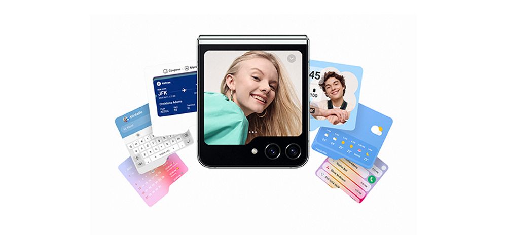 Smartphone SAMSUNG Galaxy Z Flip5 Crème 256Go 5G