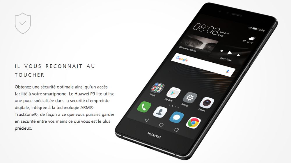 Smartphone HUAWEI P9 Lite Noir