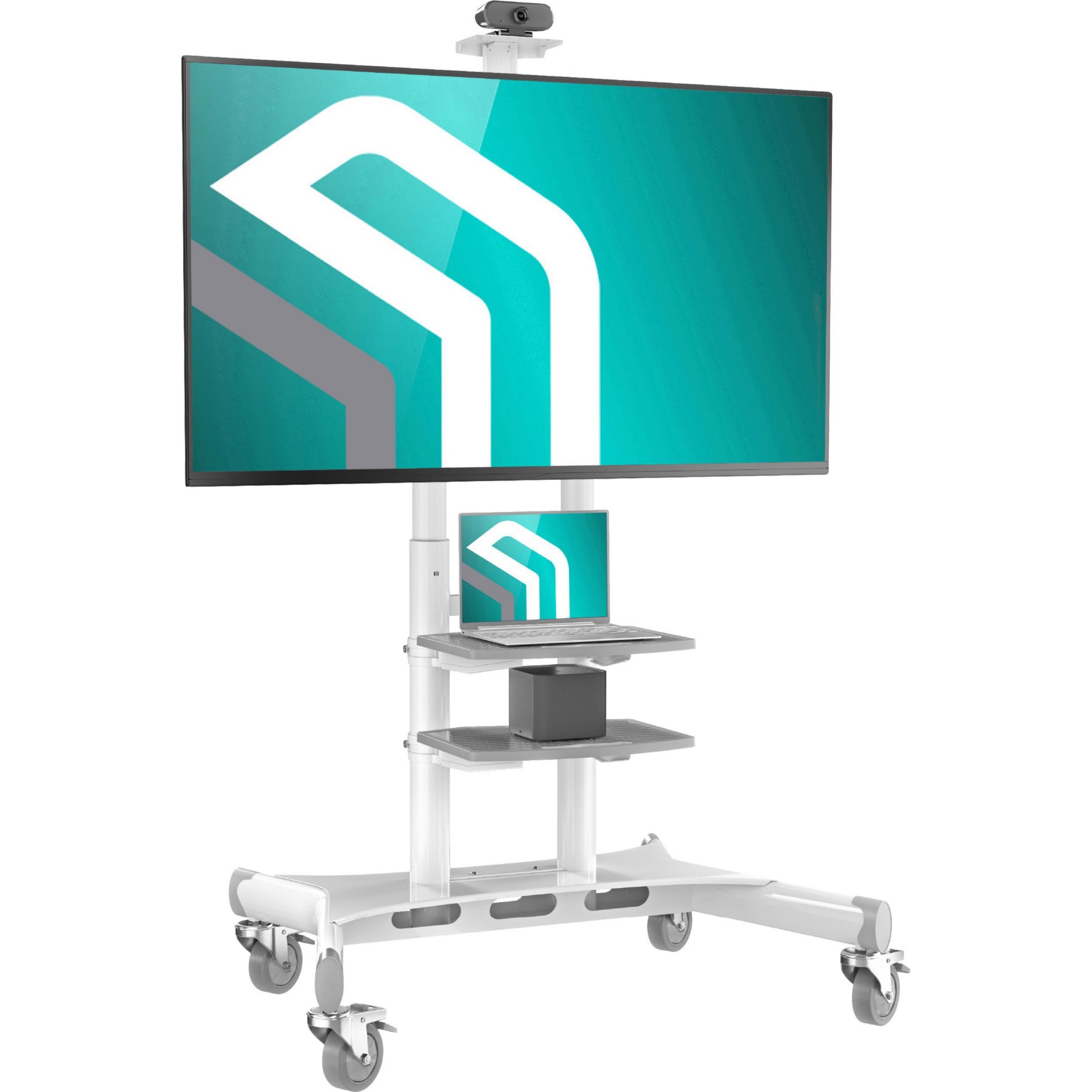 Pied TV ONKRON Mobile 50"–86", 90 kg, TS1881-W Blanc