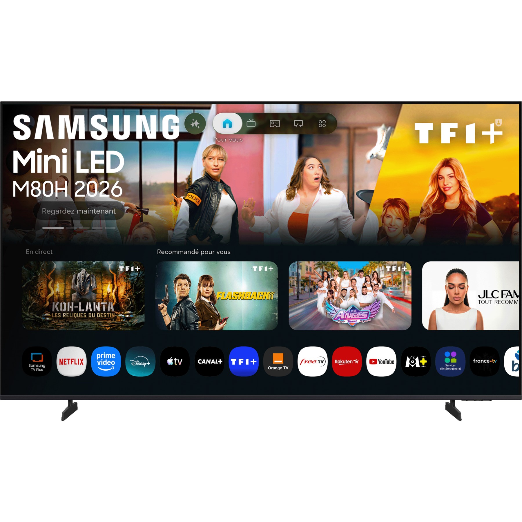 TV Mini LED SAMSUNG TU65M80H (2026) 65" (163 cm) 4K - Smart TV avec IA