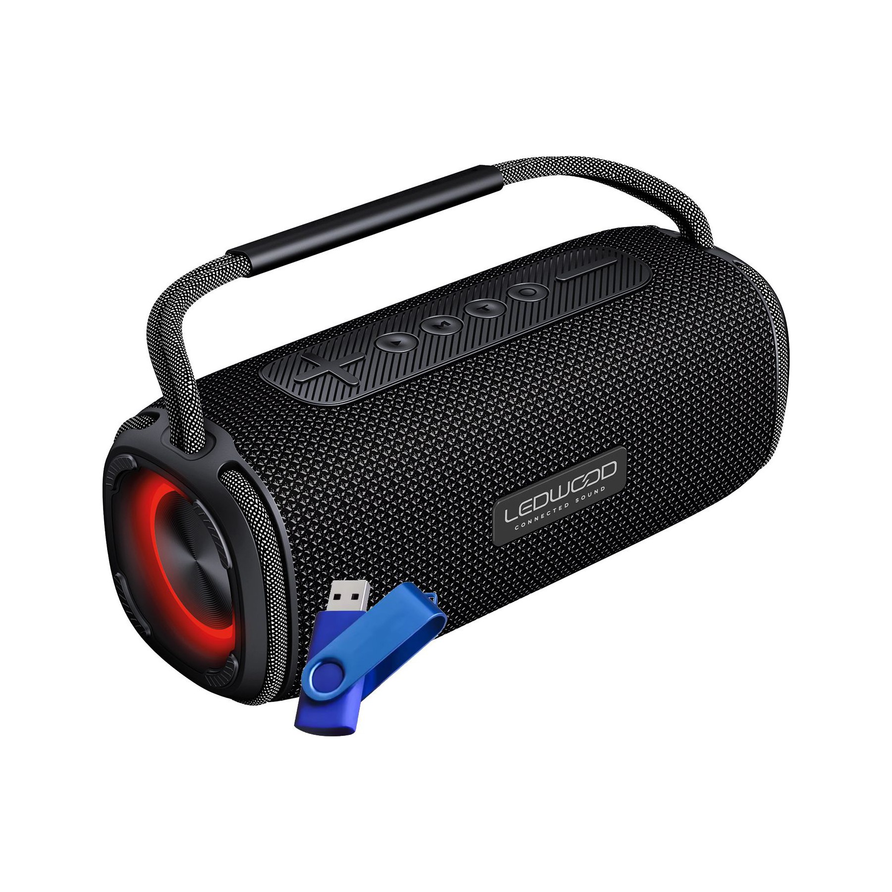 Enceinte nomade LEDWOOD Enceinte Autonome Ledwood XTR160 Black,