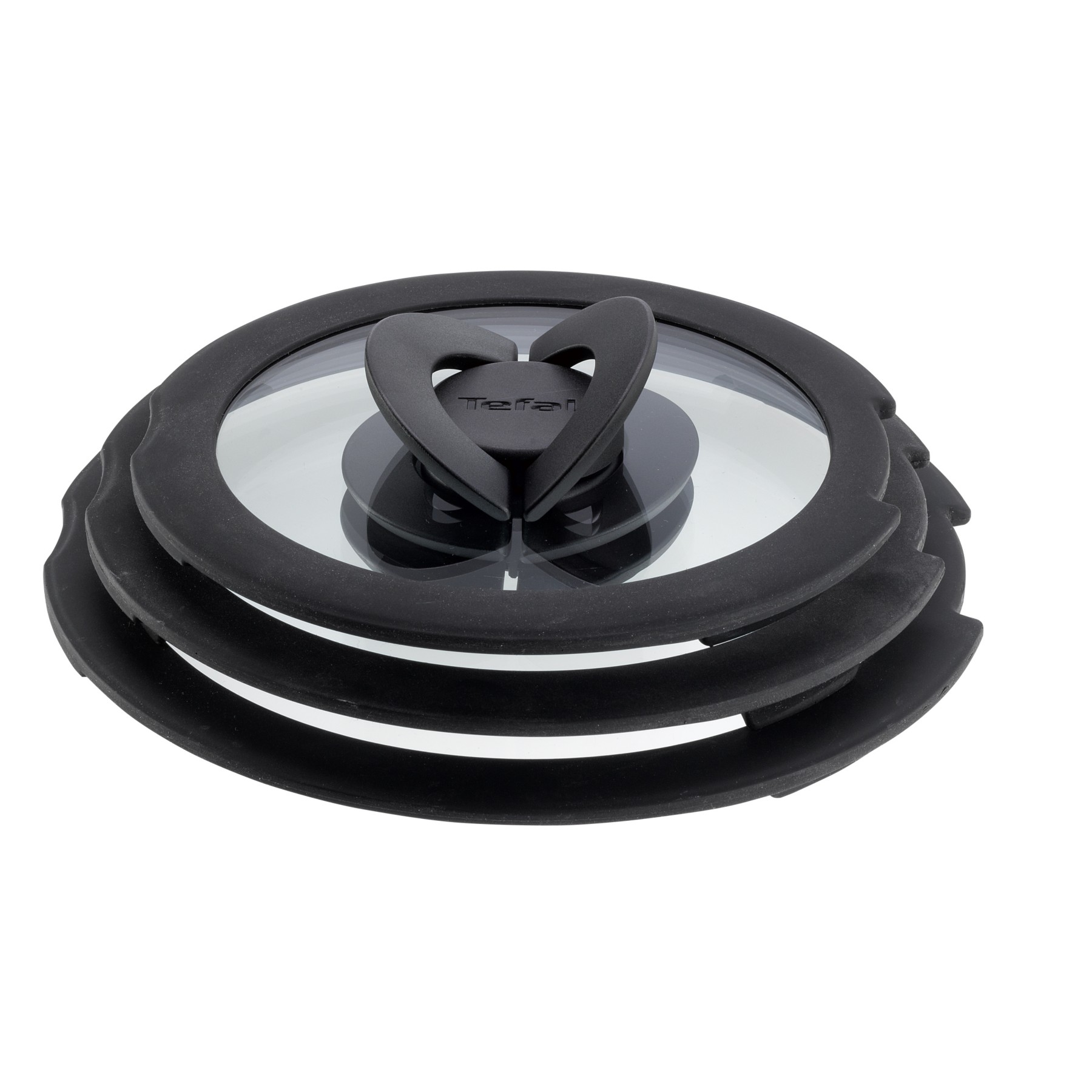 Couvercle universel TEFAL Ingenio verre et silicone 16-18-20 cm