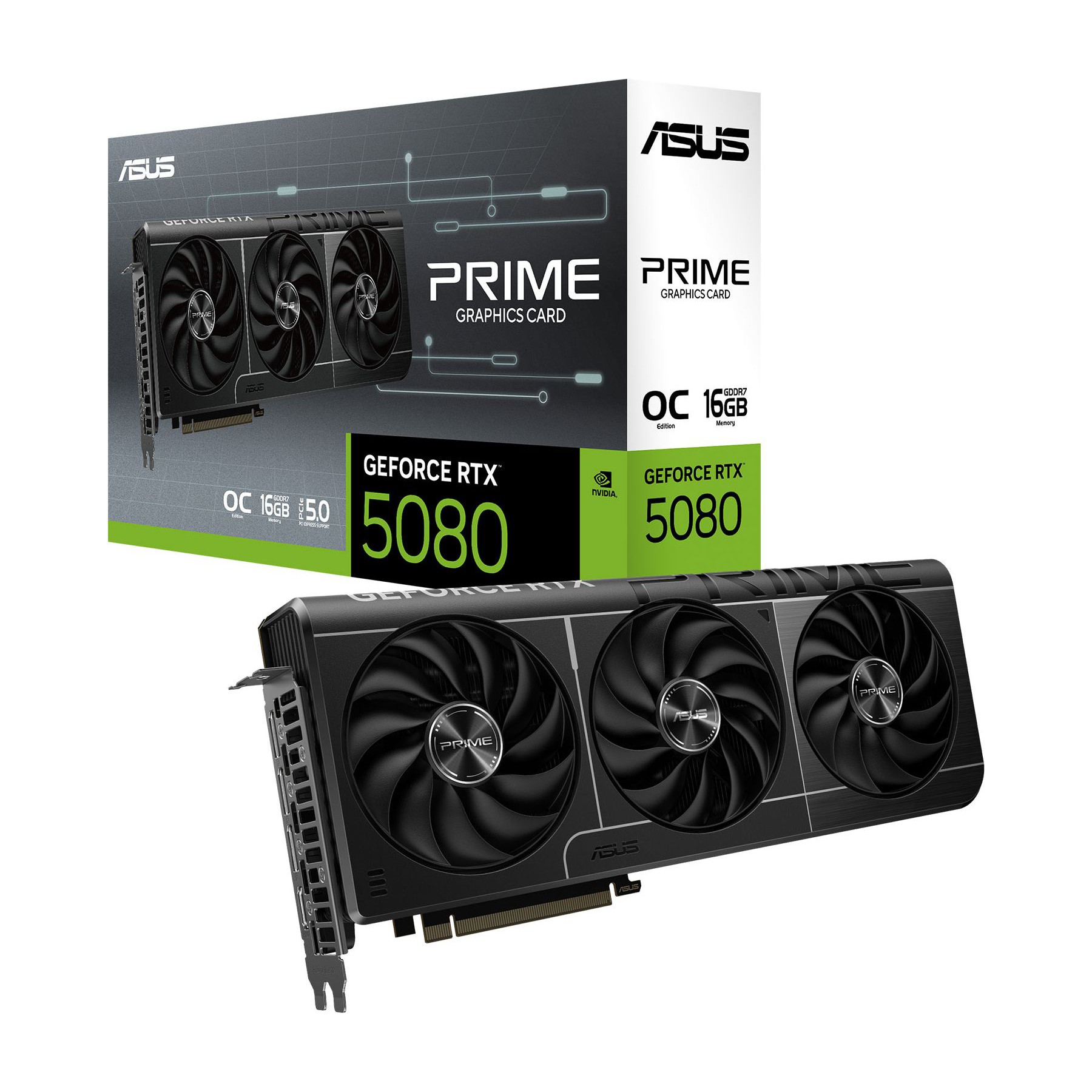 Carte graphique ASUS ASUS PRIME GeForce RTX 5080 16GB GDDR7 E