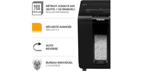 Destructeur FELLOWES AutoMax 100M