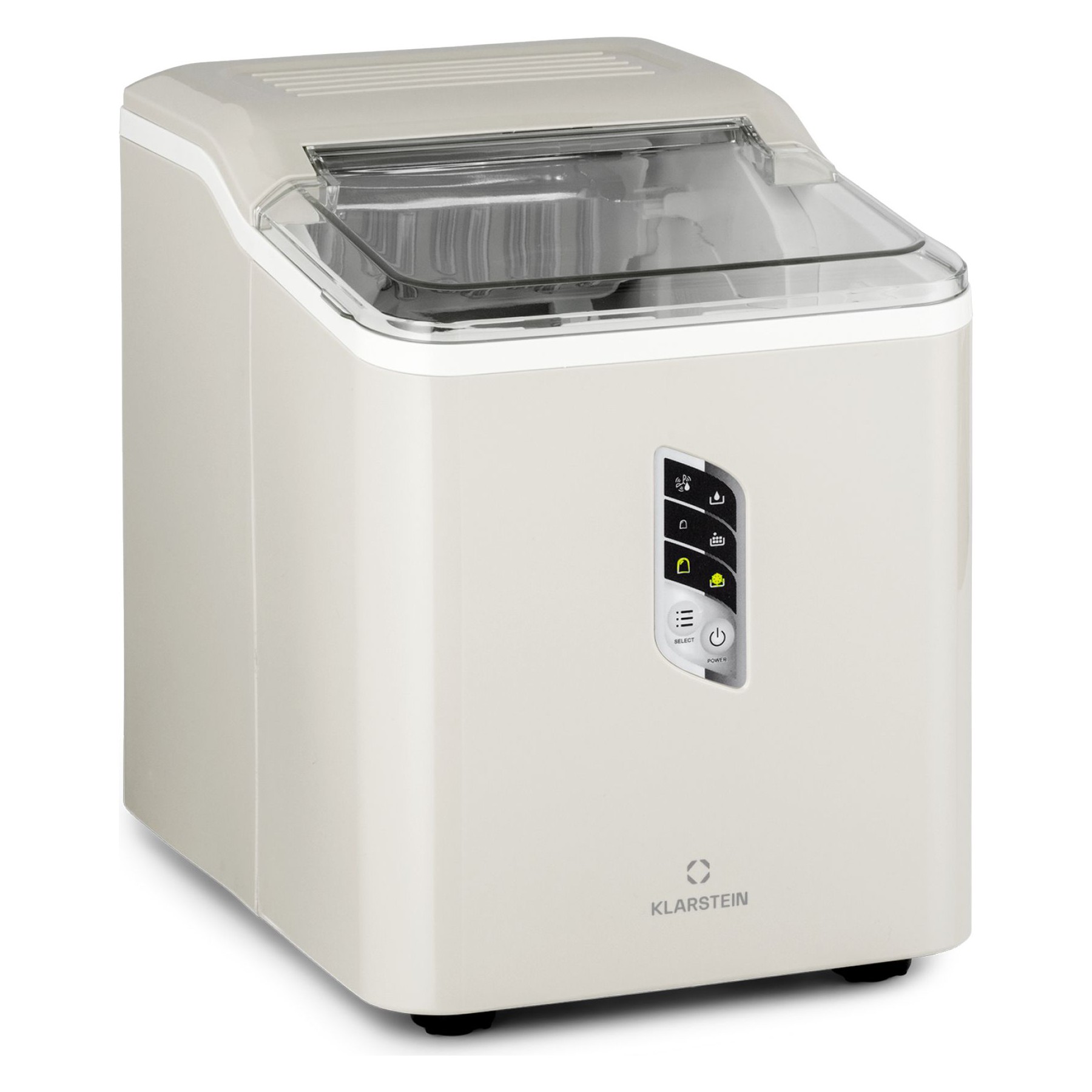 Machine à glaçons KLARSTEIN Albaron - 12 kg/24 - Crème