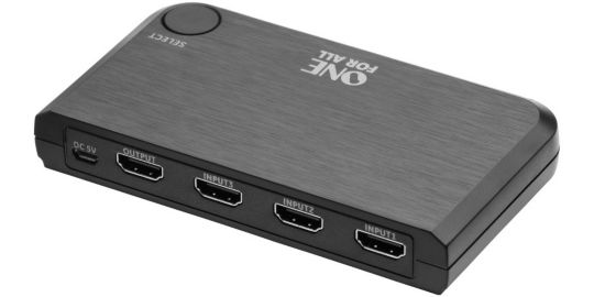 Switch HDMI ONE FOR ALL HDMI TV 3 entrees 4K