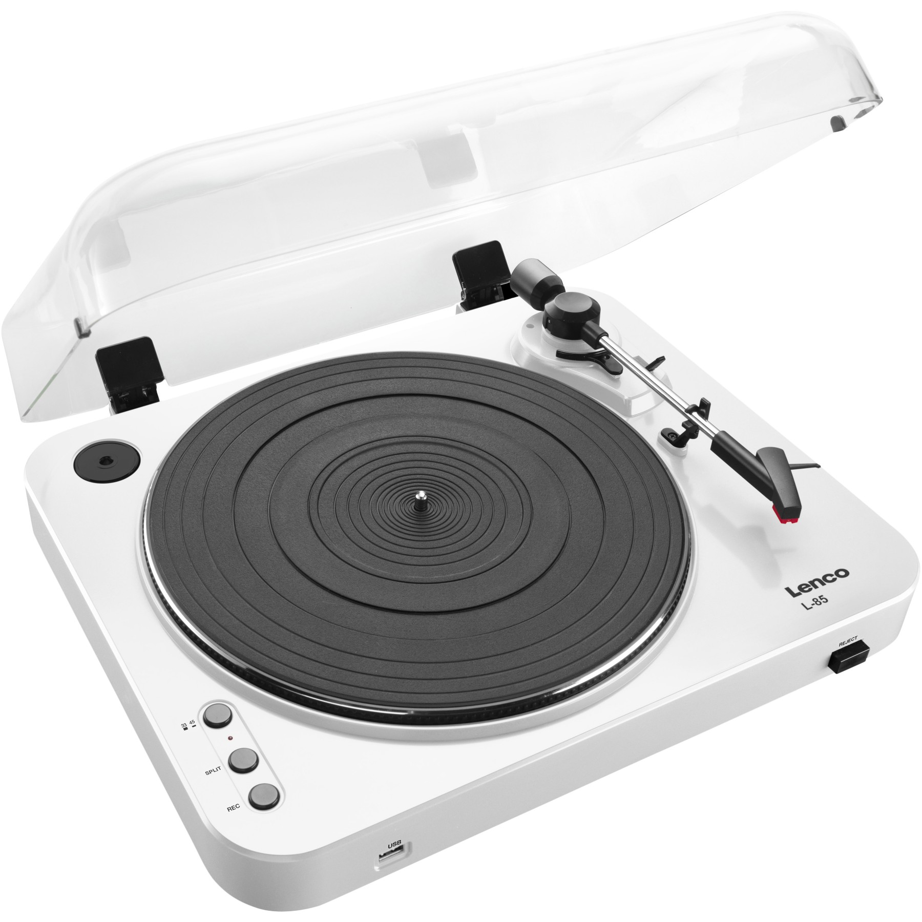 Platine vinyle LENCO L85 Blanche