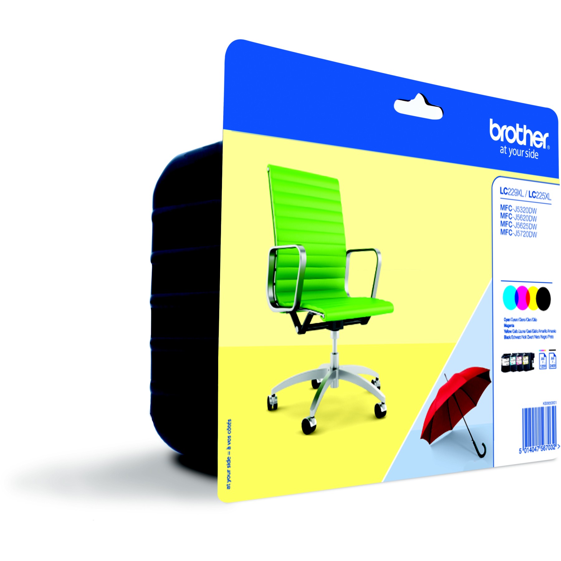 Cartouche d'encre BROTHER LC229XL N/C/M/J