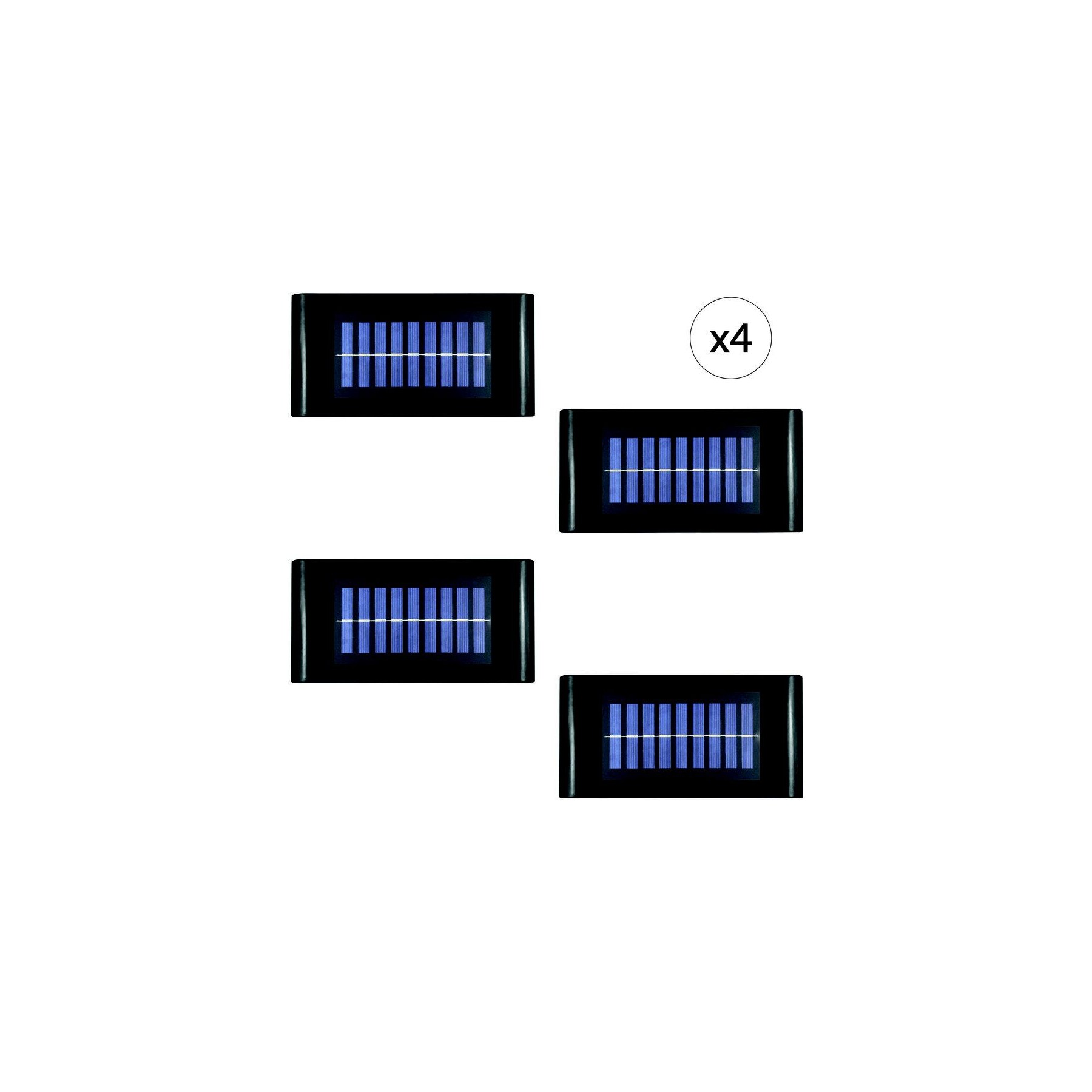 Lampe solaire E.ZILIGHT EZIlight® Solar up n down - Pack de 4 la