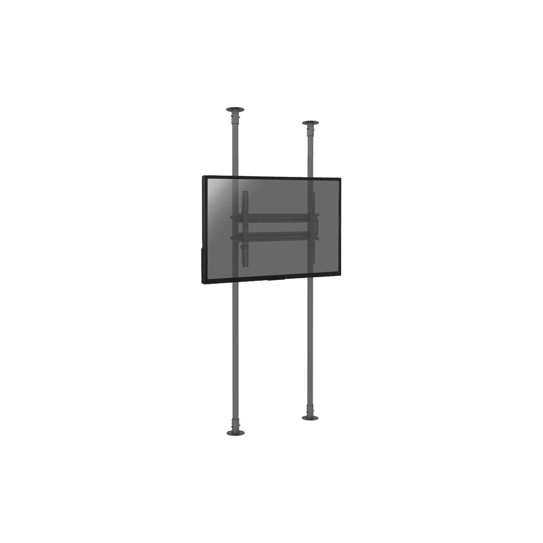 Pied TV KIMEX sol-plafond TV 50"- 100", Hauteur 240cm