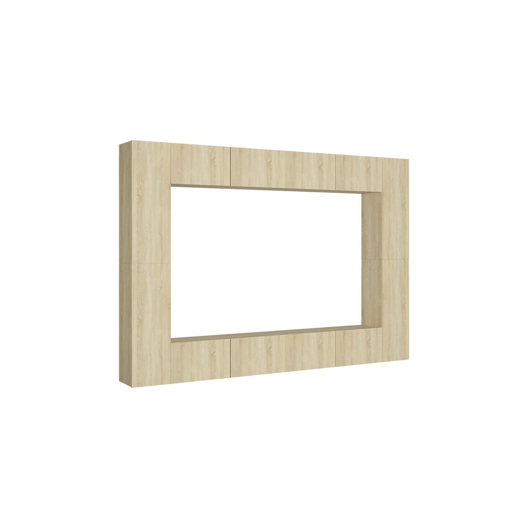 Meuble TV HELLOSHOP26 Ensemble de meubles armoire buffet TV té