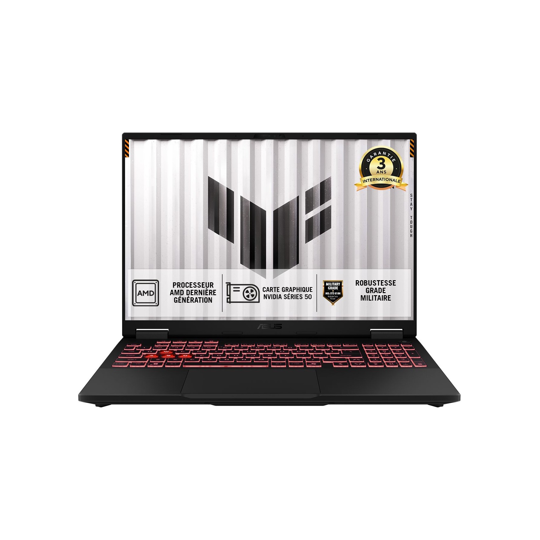 PC Gamer ASUS TUF A16" WUXGA 165Hz AMD Ryzen 9 8940HX Nvidia GeForce RTX 5060 32 Go RAM DDR5 SSD 1 To