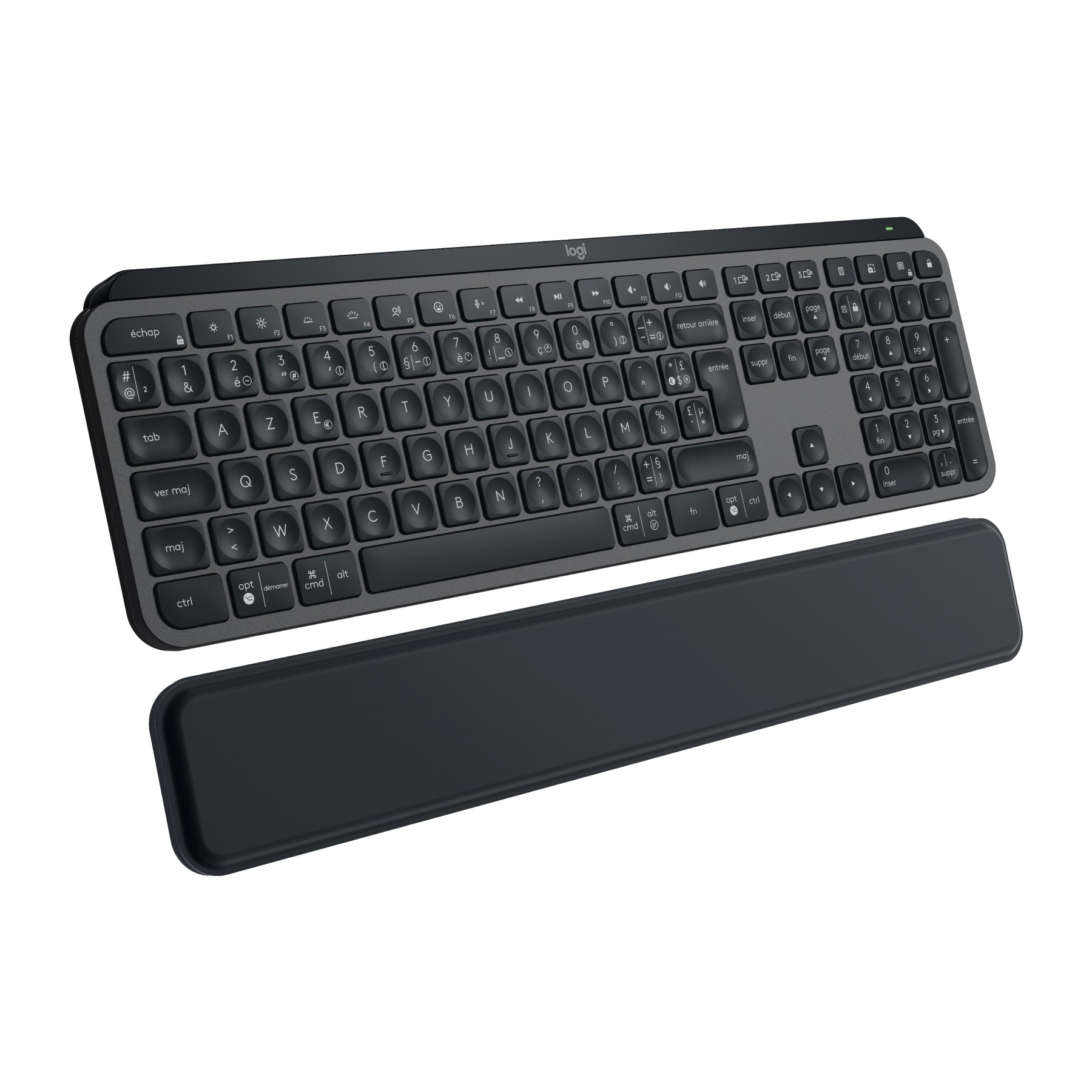 Clavier sans fil LOGITECH MX Keys S plus Silencieux Graphite