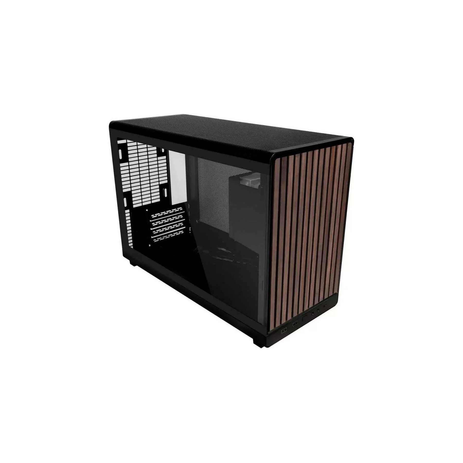 Boitier PC LIAN LI Lian Li A3-mATX Glass (Noir/Bois foncé)