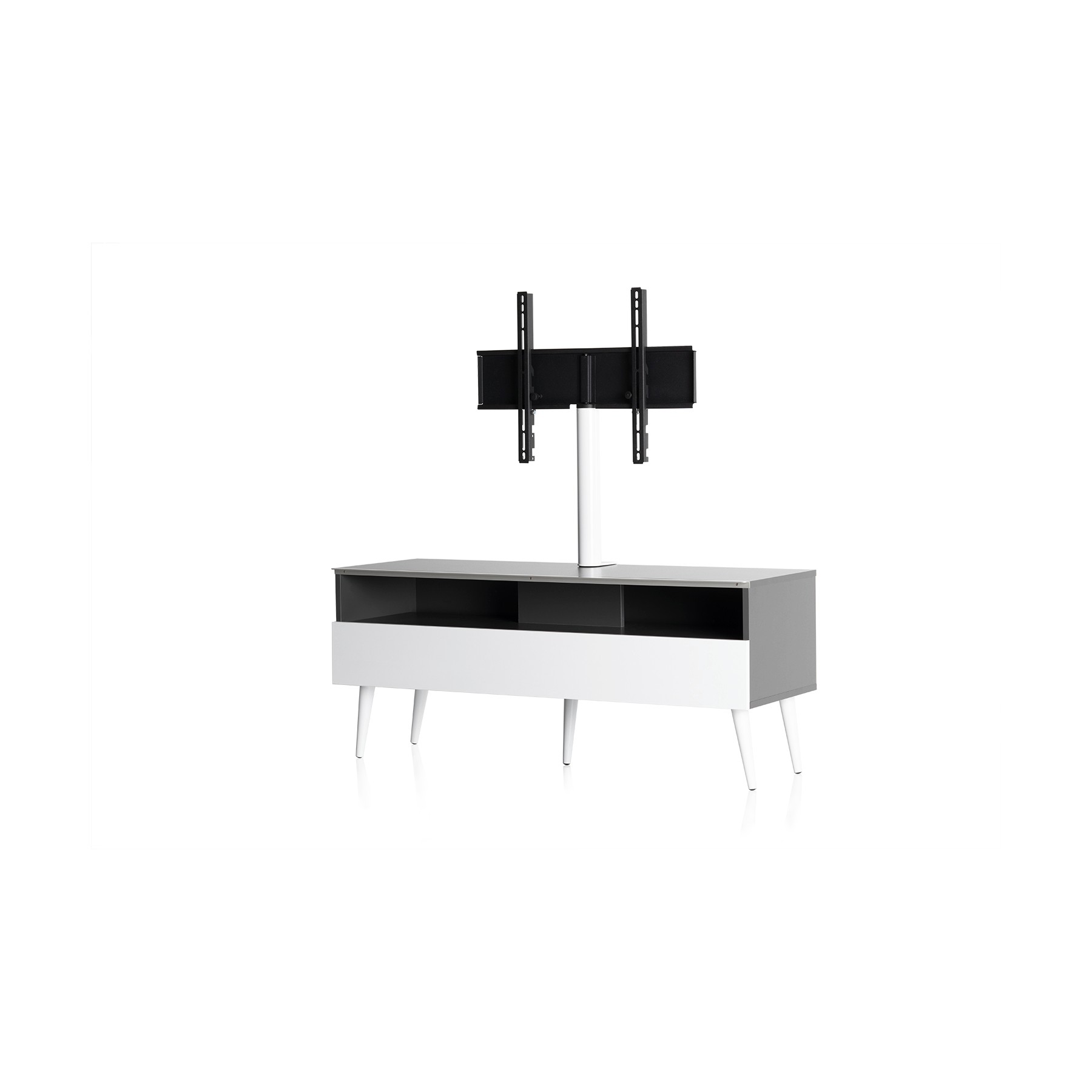 Meuble TV MELICONI Cadix 120 cm gris