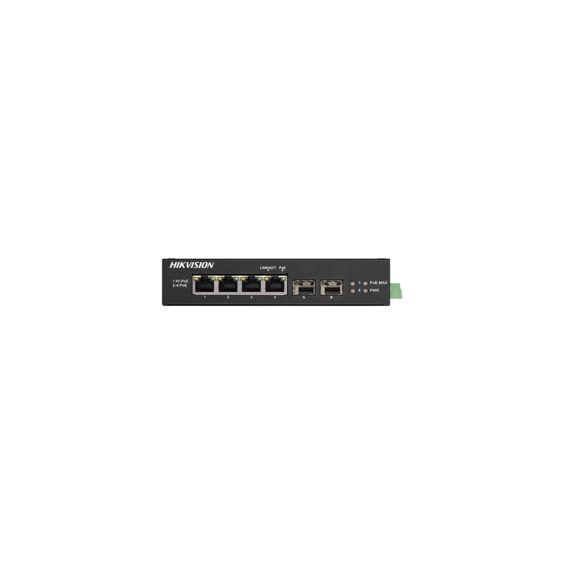 Enregistreur de vidéo-surveillance HIKVISION Hikvision DS-3T0506HP-E/HS switch PoE 6