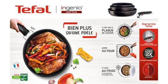 Set TEFAL Ingenio Easy Plus lot 2 poeles