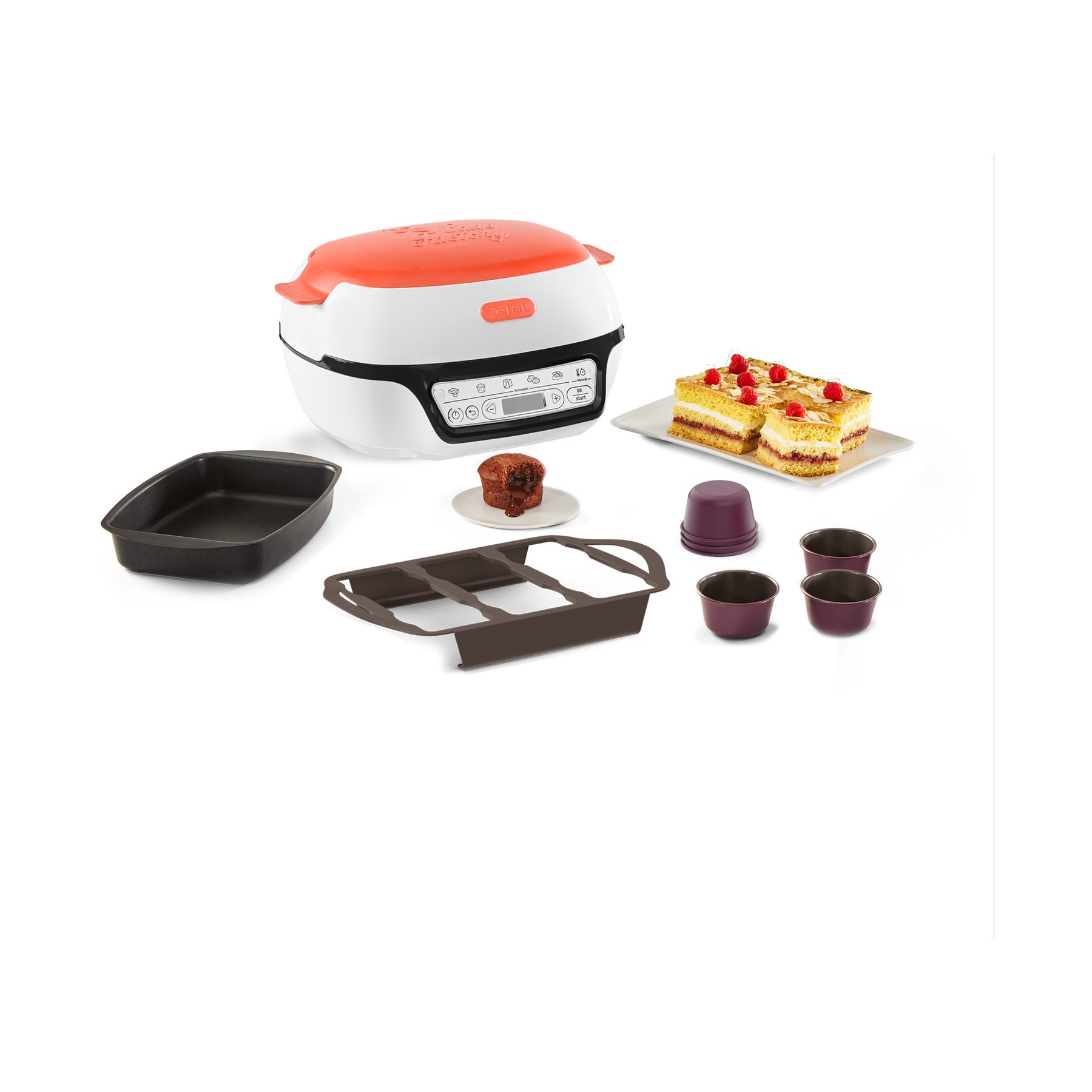 Machine à gâteaux TEFAL CAKE FACTORY TUTTI FRUTTI KD804510