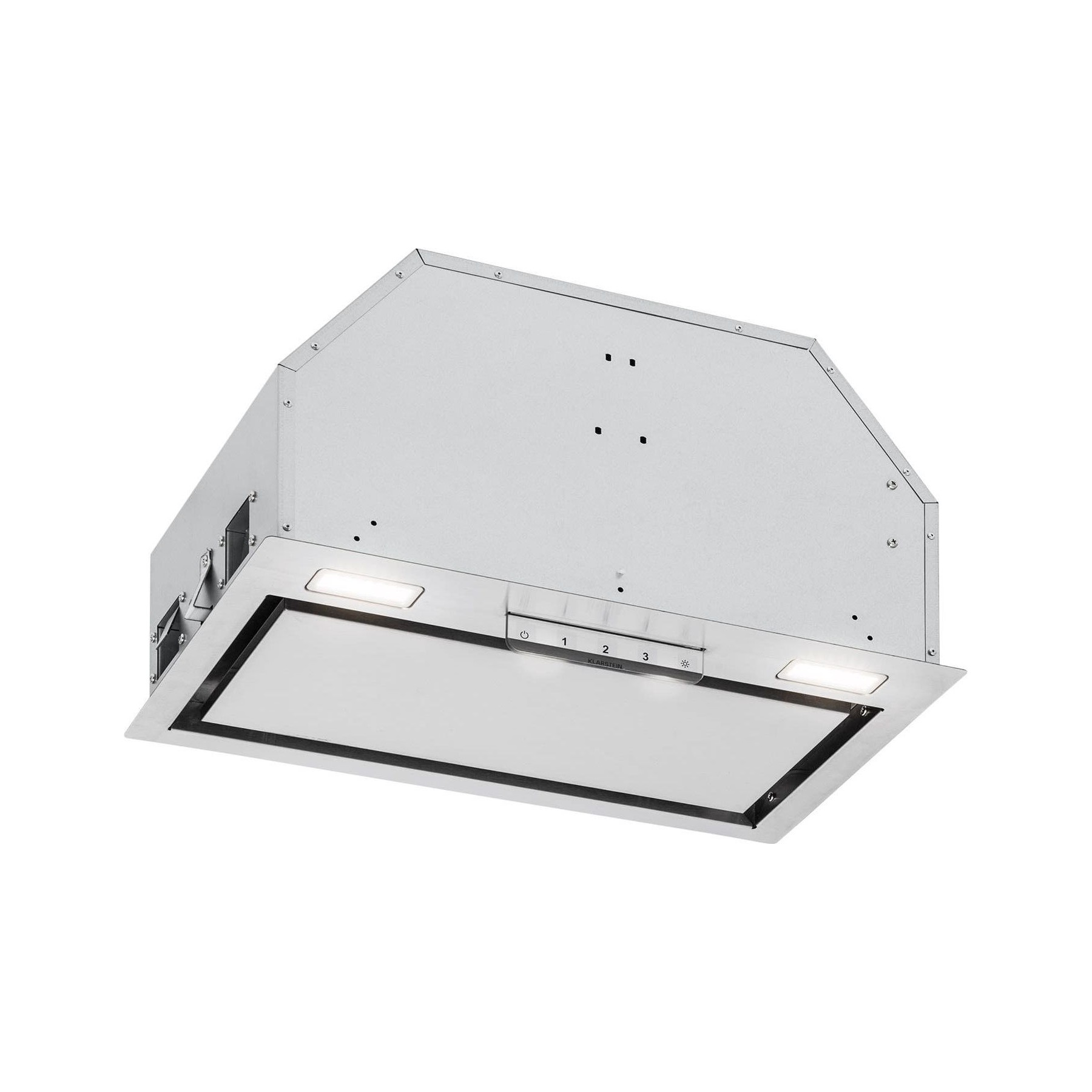 Hotte encastrable KLARSTEIN Camila encastrée 52cm 397m³/h LED inox