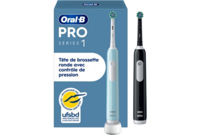 Brosse à dents électrique ORAL-B Pro 1 Duo Bleue/Noire