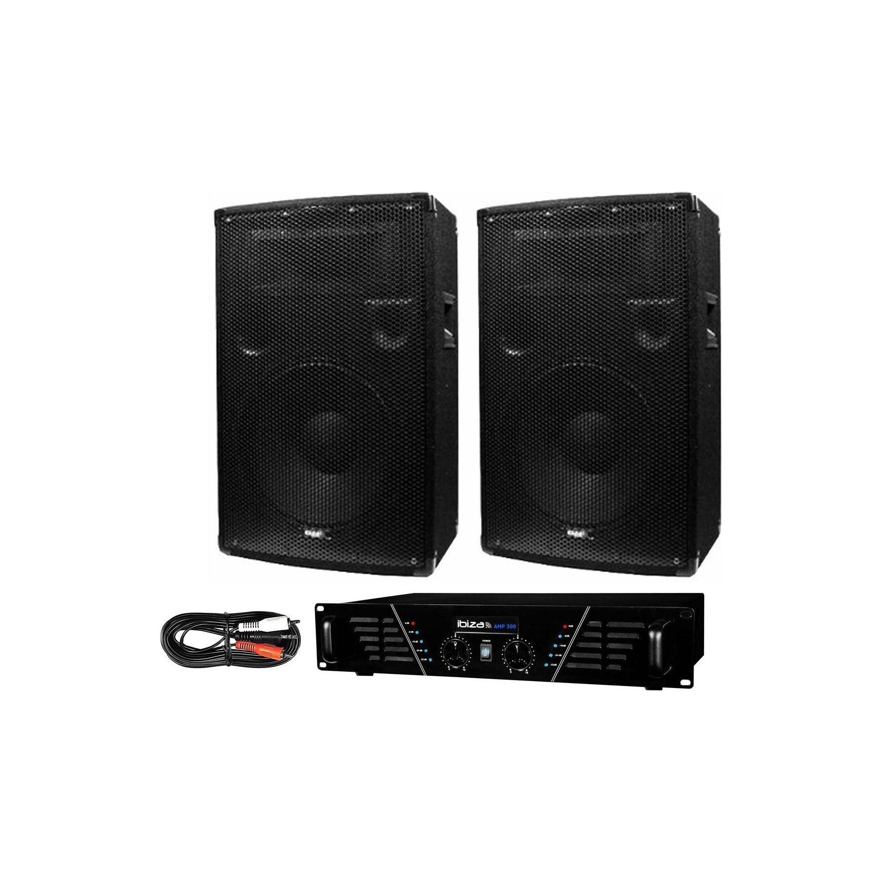 Pack sono IBIZA Pack sono PC AMPLI 2x240W+2HP 2x600 W